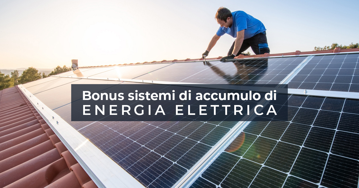 Il Blog Di Know How Bonus Sistemi Di Accumulo Di Energia Elettrica