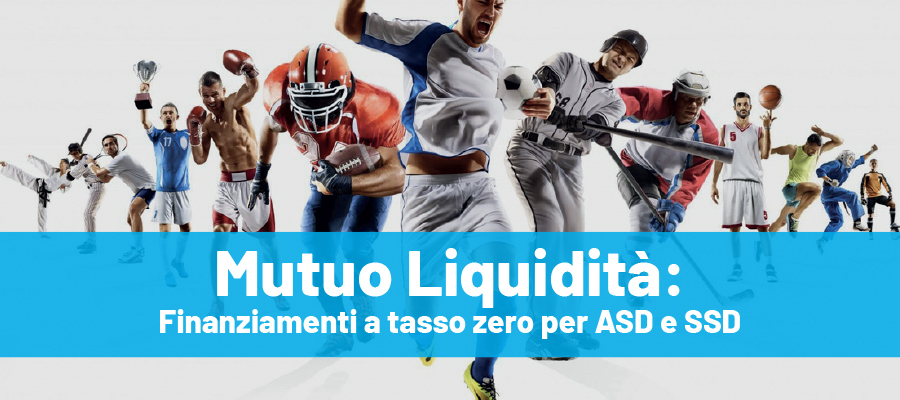 Fino a 30.000 euro a tasso zero per ASD e SSD