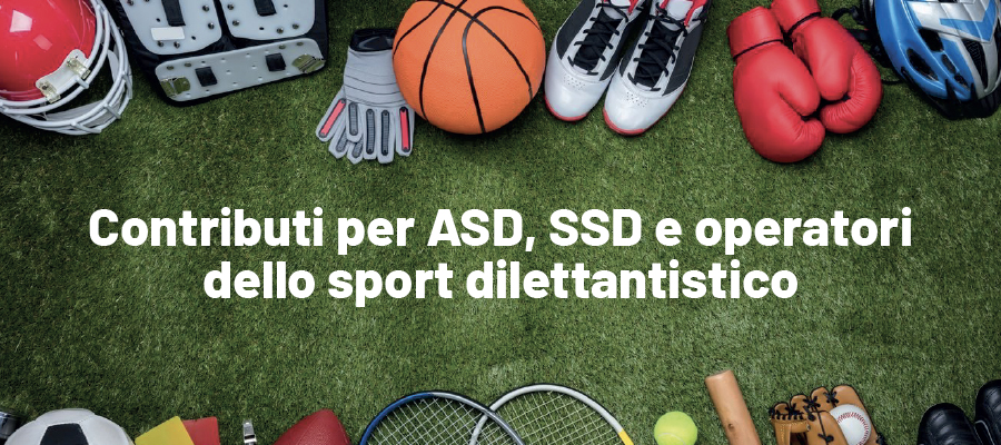 I ristori per ASD, SSD e operatori dello sport dilettantistico