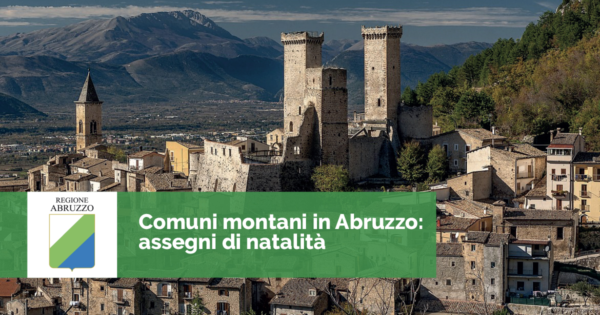 Il Blog di Know How Comuni montani in Abruzzo assegni di natalità