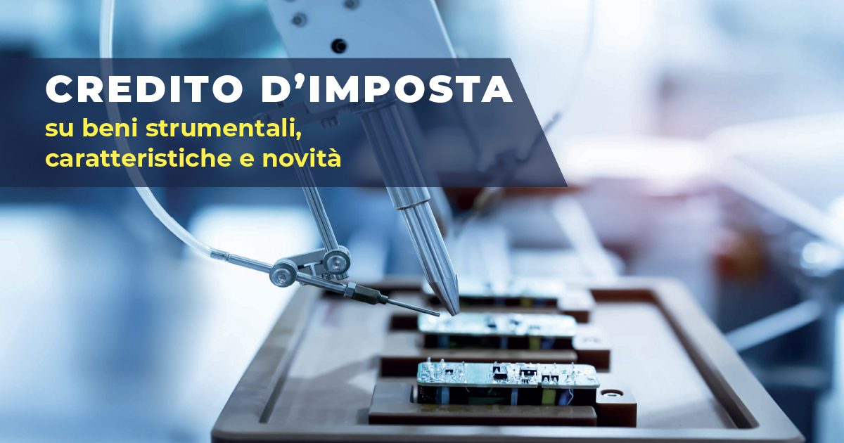 Il Blog Di Know How | Credito D'imposta Su Beni Strumentali ...