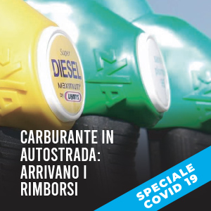 Benzina in autostrada durante il Covid-19: arrivano i rimborsi