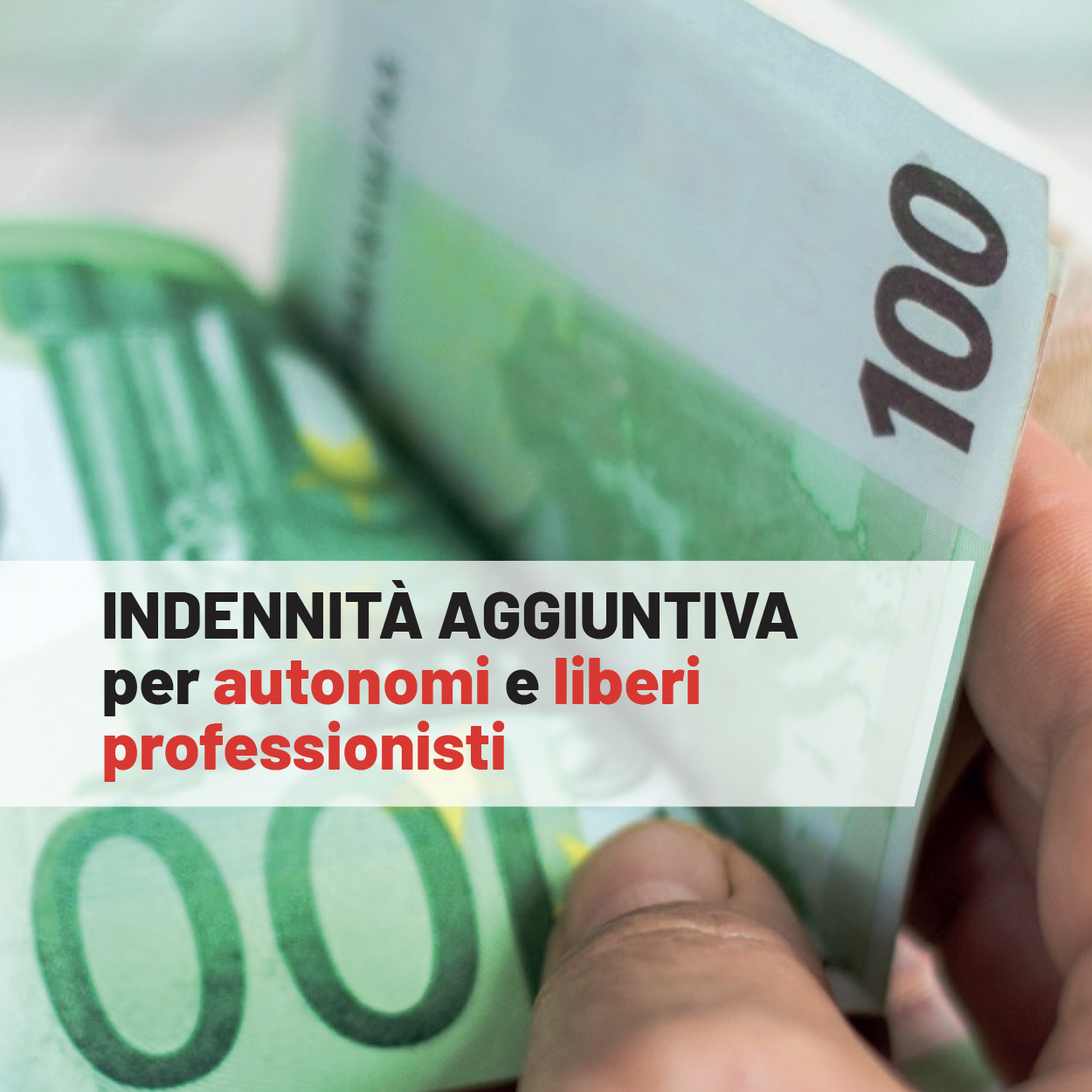 Ex zona rossa: indennità aggiuntiva per i lavoratori autonomi