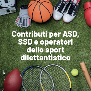 I ristori per ASD, SSD e operatori dello sport dilettantistico