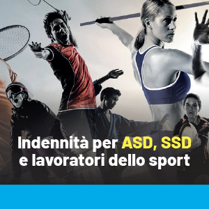 Lavoratori dello sport: confermata indennità di dicembre