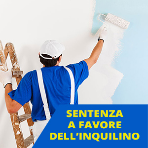 Tinteggiare l'appartamento: sentenza della cassazione a favore dell'inquilino